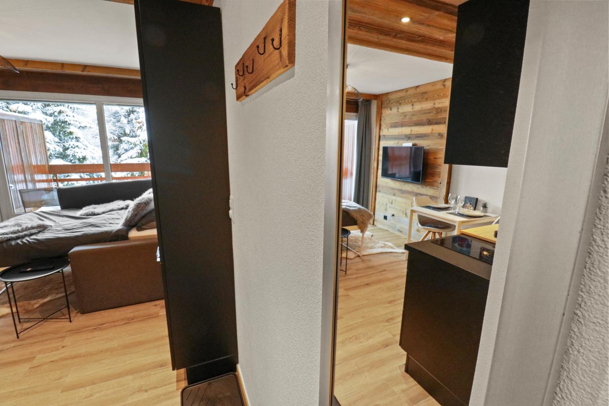Joli Studio Avec Parking Gratuit Crans-Montana Eksteriør bilde